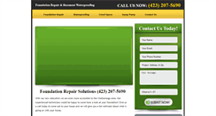 Desktop Screenshot of chattanoogafoundationpros.com